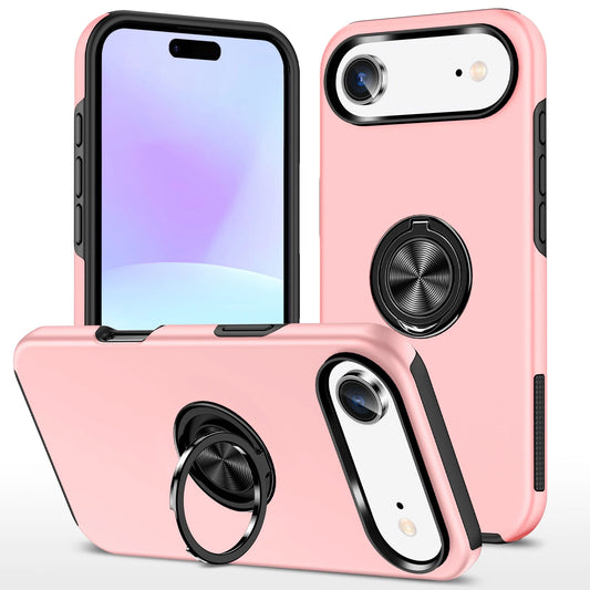 iPhone 17 Air White Magnetic Ring Case - Clean White Ring Stand Case | Everest Communications