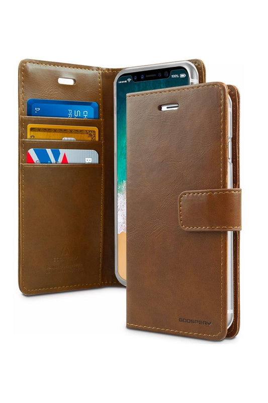 iPhone 17 Pro Max Brown Fold Case - Premium Leather-Look Stand Case | Everest Communications