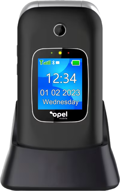 Opel 4G Flip Phone 6 Black