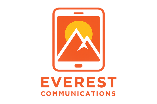 Everest Communications Logo with Visible Frame